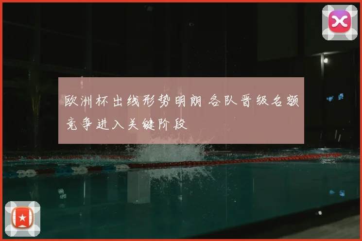 欧洲杯出线形势明朗 各队晋级名额竞争进入关键阶段